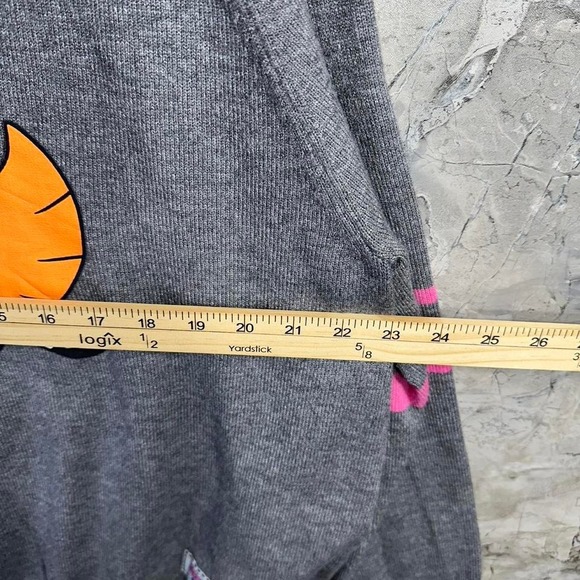 Powerpuff Girls Cartoon Network grey & pink sweater woman's Size 2XL - Picture 6 of 8